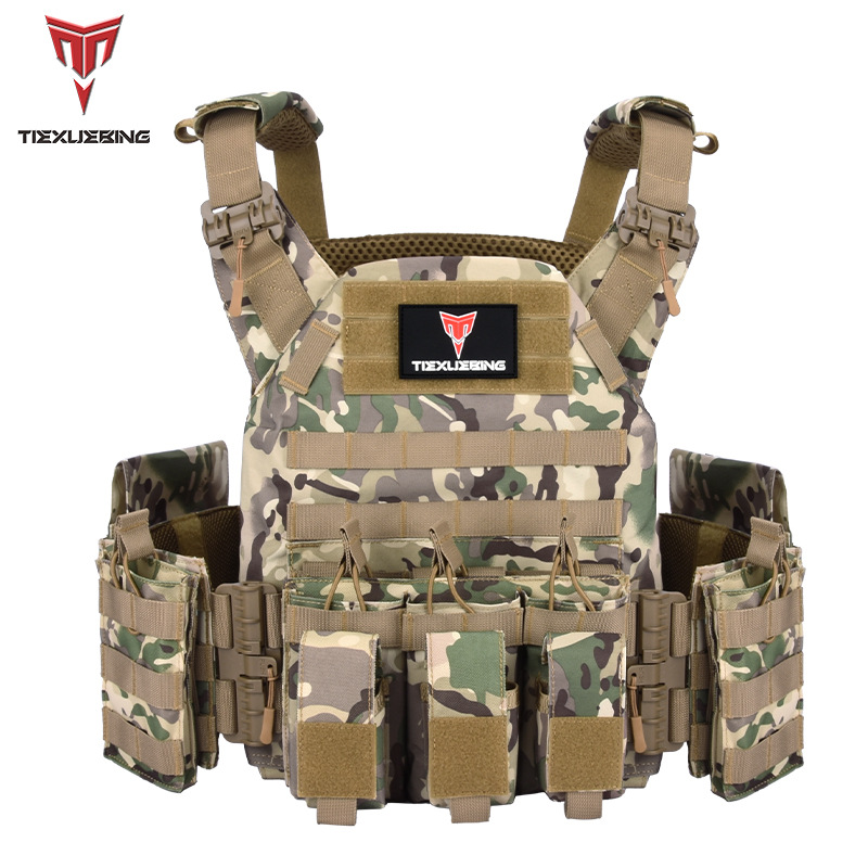 Cycling Gear Vest - TIEXUEBING Modular Quick Release Tactical Vest