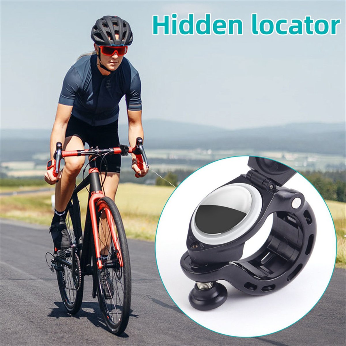 Bike Bell - AD45 Mountain Bike Aluminum Bell Hidden