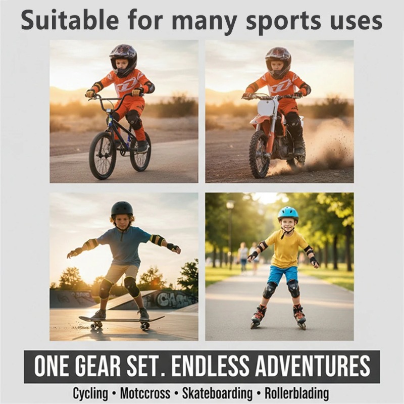 Anti-Fall Kids Knee Elbow Pads - огляд і ціна Cyclocross Gearing
