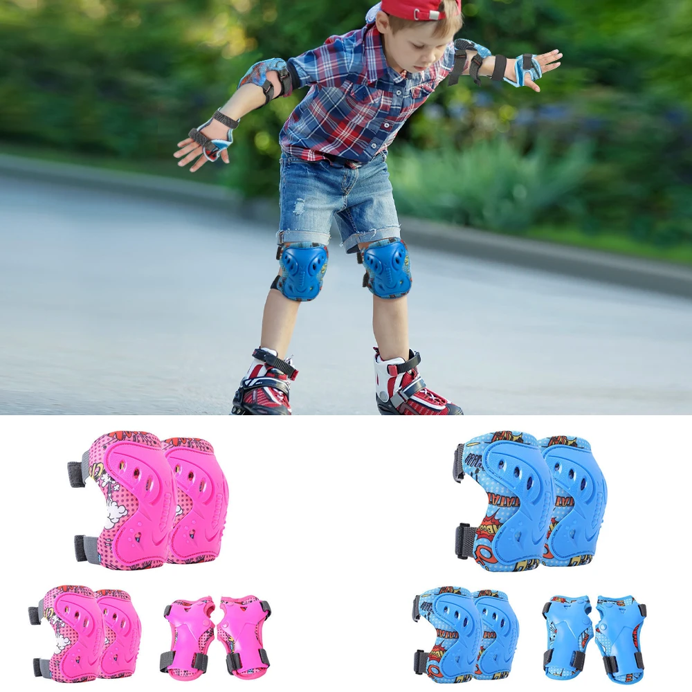 6Pcs Kids Knee Pads and Elbow  - огляд і ціна Cycling Gear Of The Year